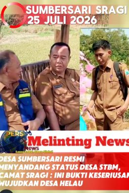 Desa Sumbersari Resmi Menyandang Status Desa STBM, Camat Sragi : Ini Bukti Keseriusan Wujudkan Desa Helau