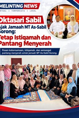 Oktasari Sabil Ajak Jamaah MT As-Sabil Sorong Tetap Istiqamah dan Pantang Menyerah