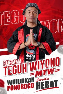 MAS TEGUH WIYONO (MTW)    Kader Muda PDI Perjuangan, Wajah Baru, Semangat Baru, Harapan Baru untuk Ponorogo