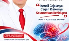 MAS TEGUH WIYONO AJAK MASYARAKAT PEDULI KESEHATAN DAN WASPADA STROKE